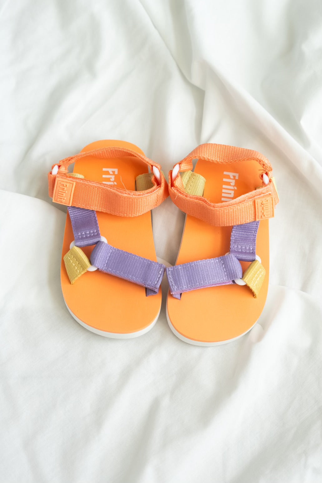 Colorblock sandals