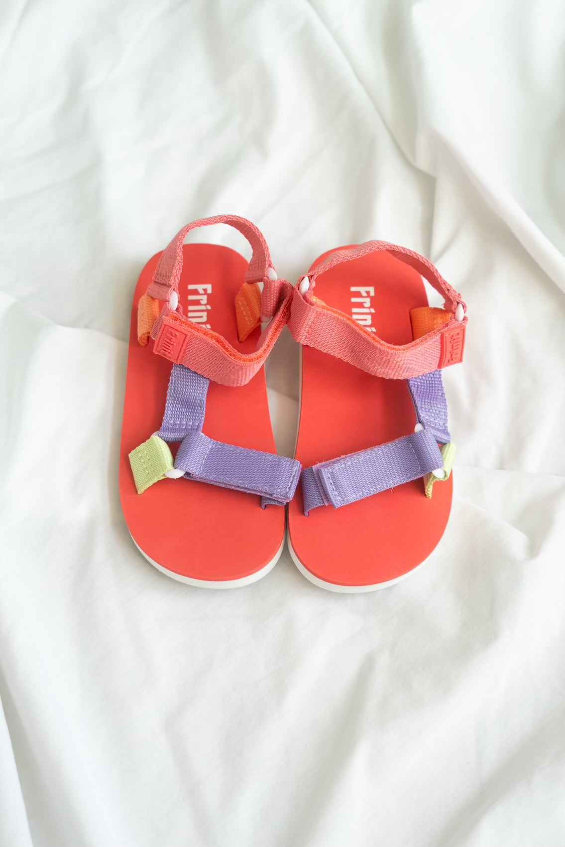 Colorblock sandals