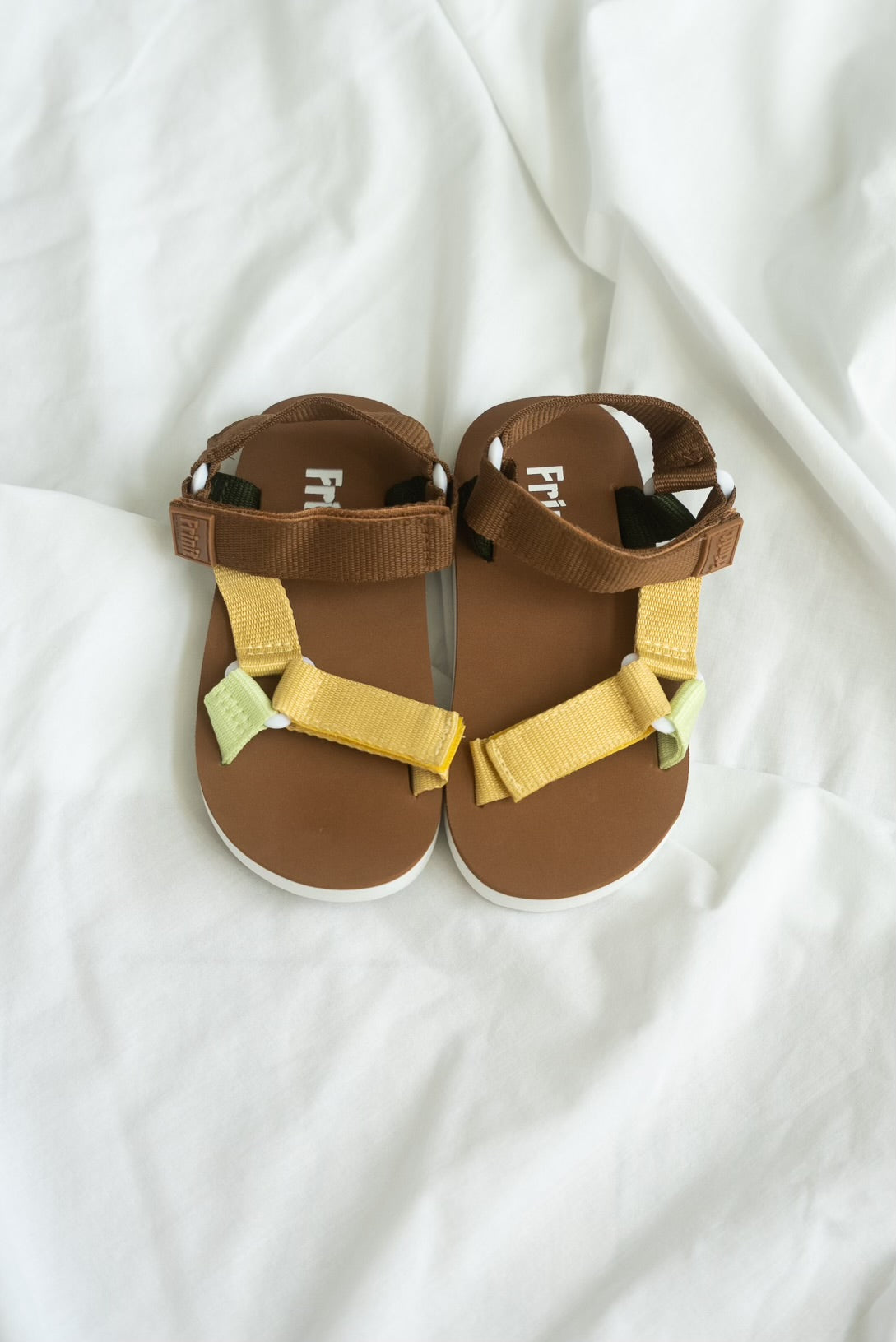 Colorblock sandals